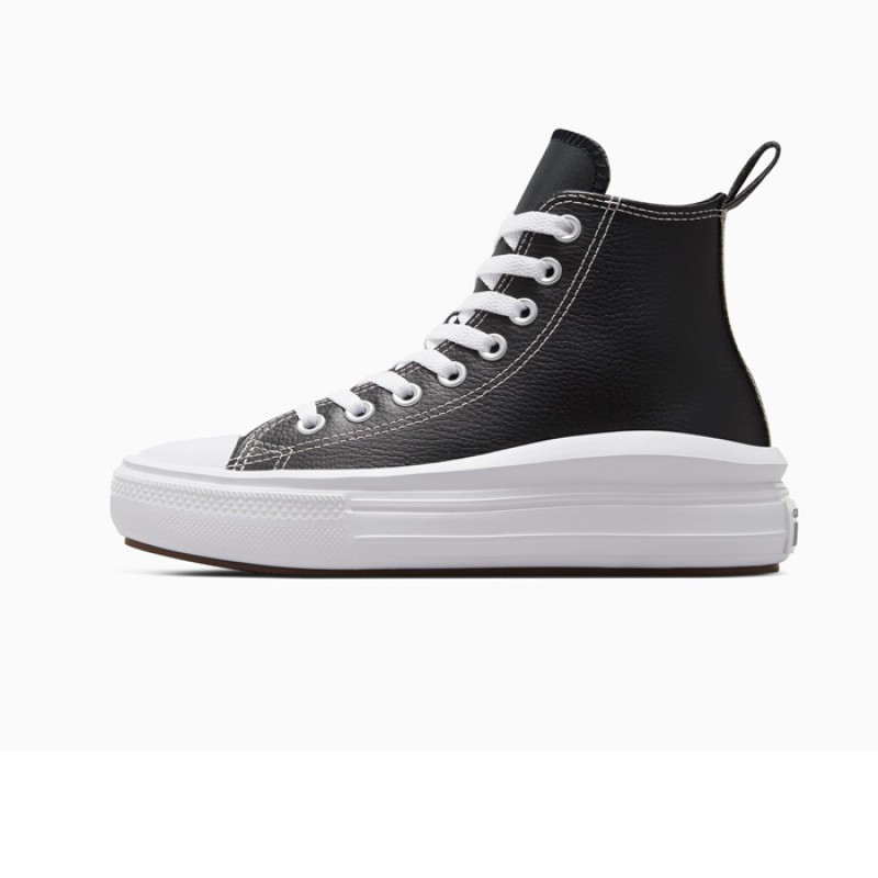 CONVERSE CHUCK TAYLOR ALL STAR MOVE PLATFORM LEATHER