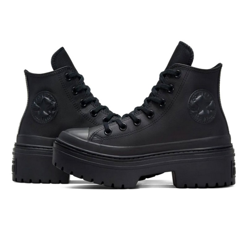 CONVERSE CHUCK TAYLOR ALL STAR LUGGED HEEL LEATHER PLATFORM