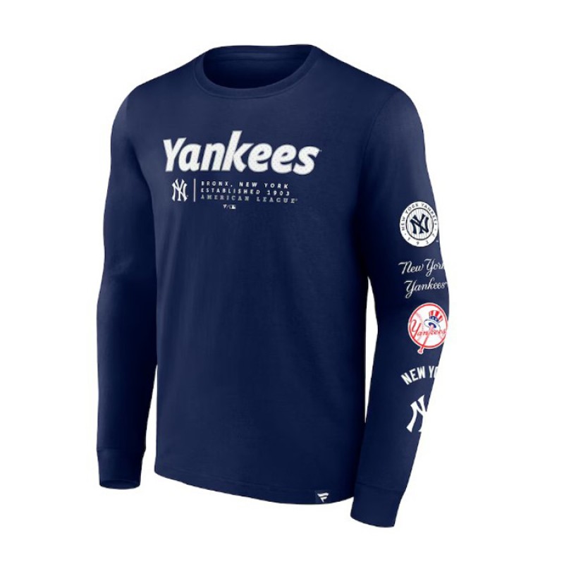 MLB Fundamental Biblend LS Tee - New York Yankees