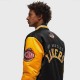 NBA PRIMETIME HEAVYWEIGHT SATIN JACKET VINTAGE LOGO - LOS ANGELES LAKERS