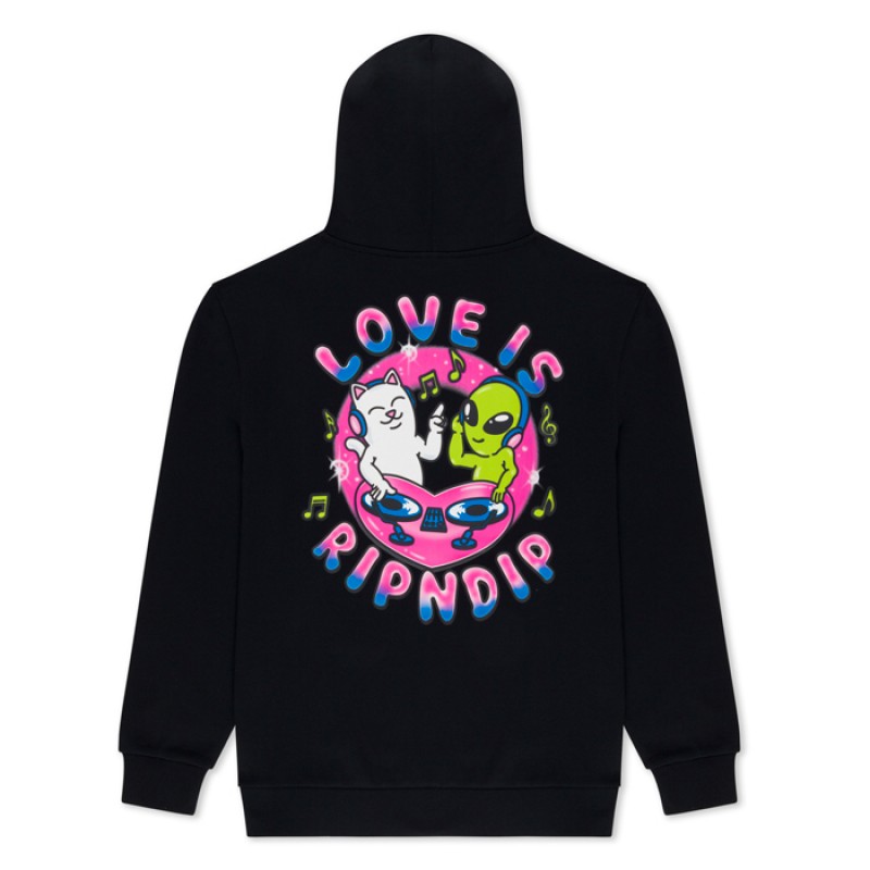 RIP N DIP LOVE IS RIPNDIP HOODIE