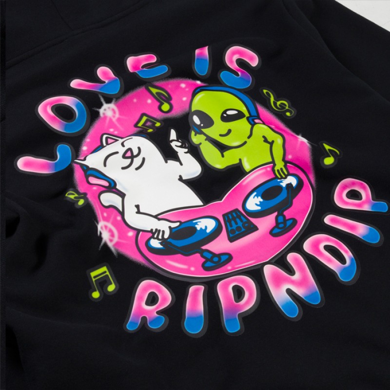 RIP N DIP LOVE IS RIPNDIP HOODIE