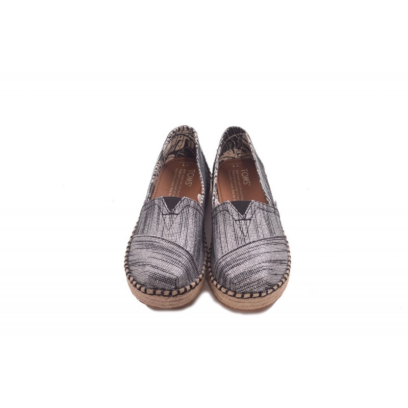 TOMS ΠΑΠΟΥΤΣΙ ΠΑΙΔΙΚΟ BLACK SLUBBY LUREX YT PLATAR ESP 10009788