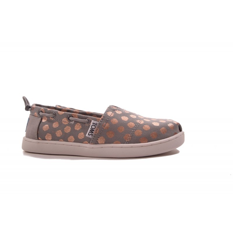 TOMS ΠΑΠΟΥΤΣΙ ΠΑΙΔΙΚΟ ROSE GOLD FOIL DOT YT BIMINI ESP 10010054