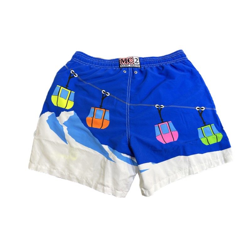 MC2 SAINT BARTH GUSTAVIA PLACED PRINT PLACED PRINT CLASSIC SWIM SHORT