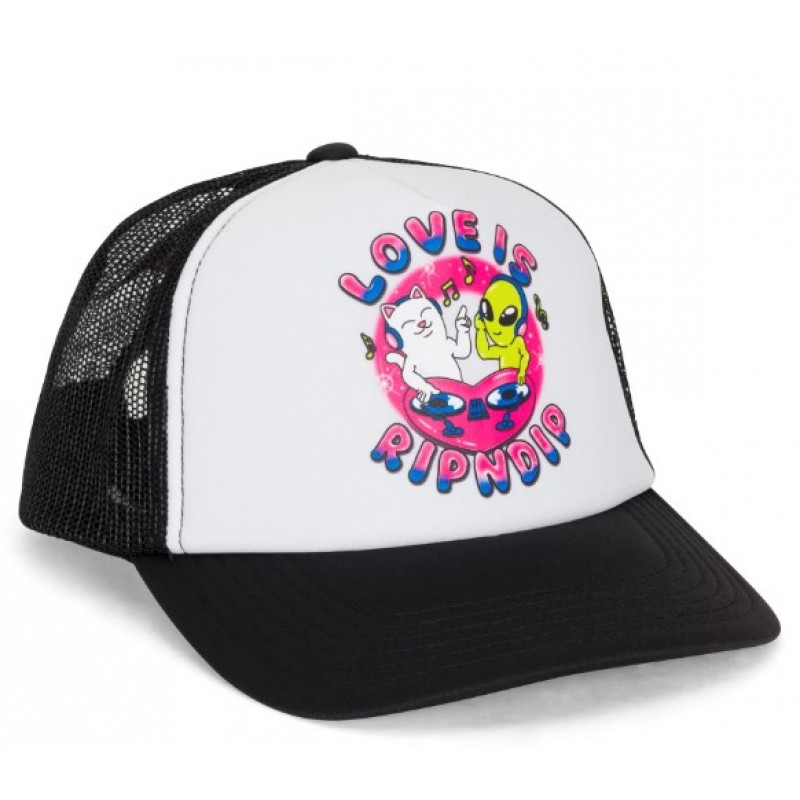 RIP N DIP LOVE IS RIPNDIP TRUCKER HAT LA