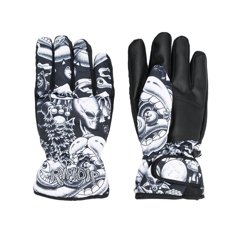 RIP N DIP Dark Twisted Fantasy Snow Gloves S/M