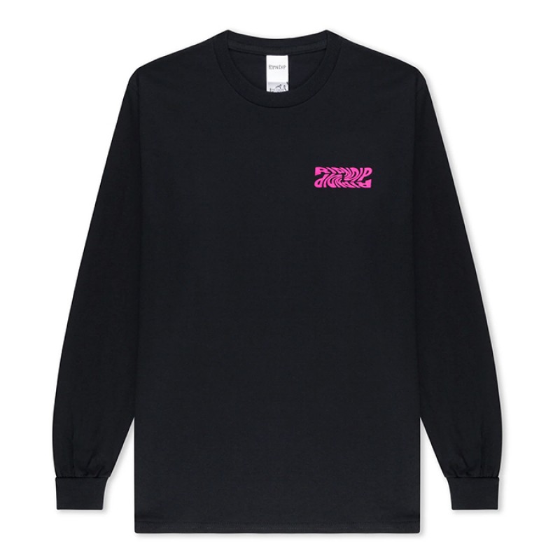 RIP N DIP SHROOM DIET LONG SLEEVE (BLACK)