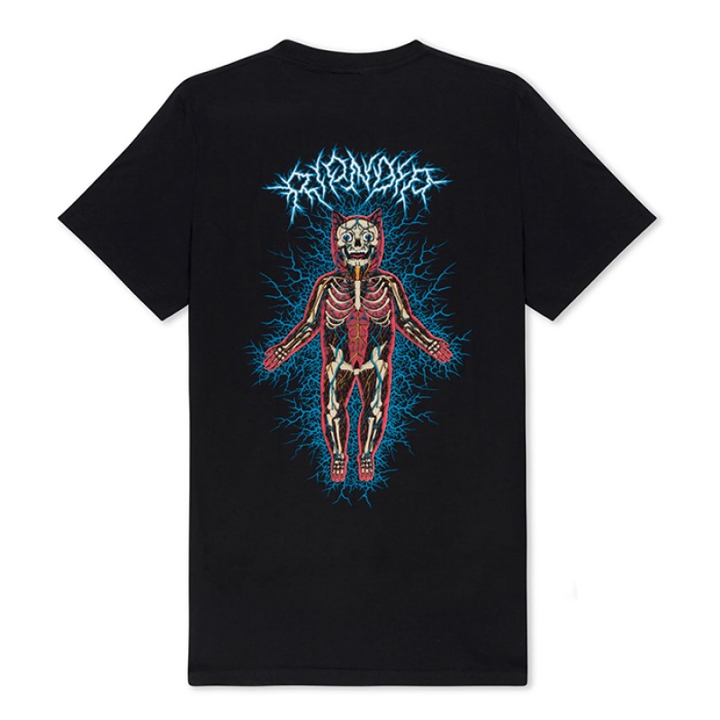 RIP N DIP NERVOUS SYSTEM TEE (BLACK)