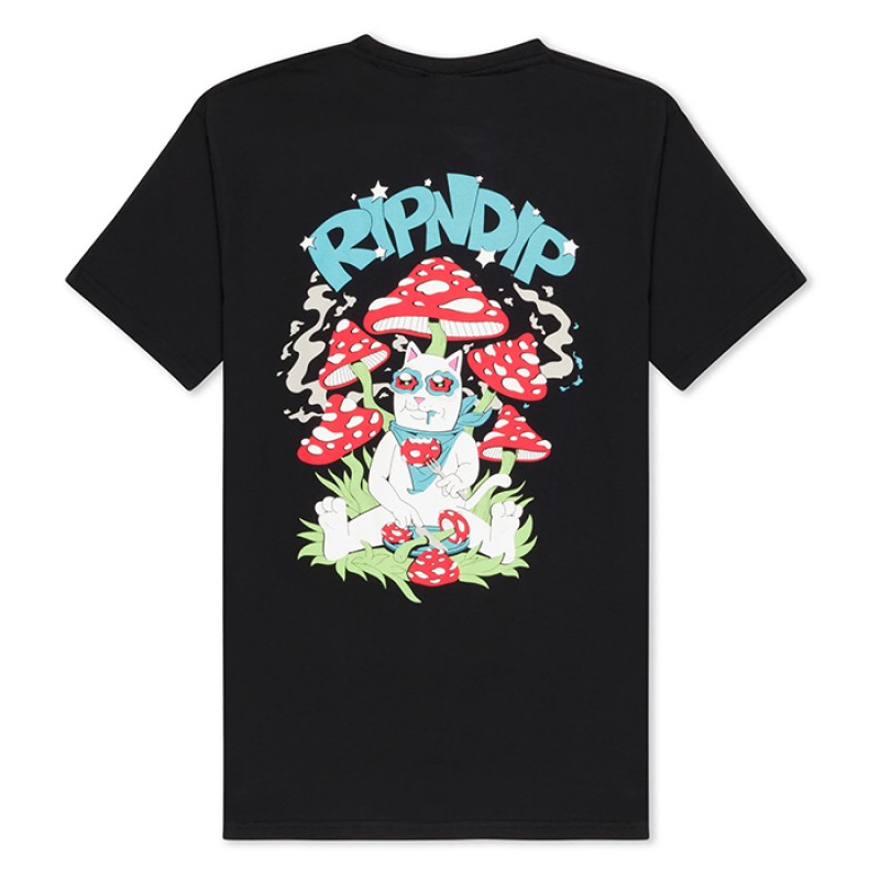 RIP N DIP SHROOM BUFFET TEE (BLACK)