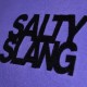 SALTY SLANG WORD LOGO EMBROIDERY CROP