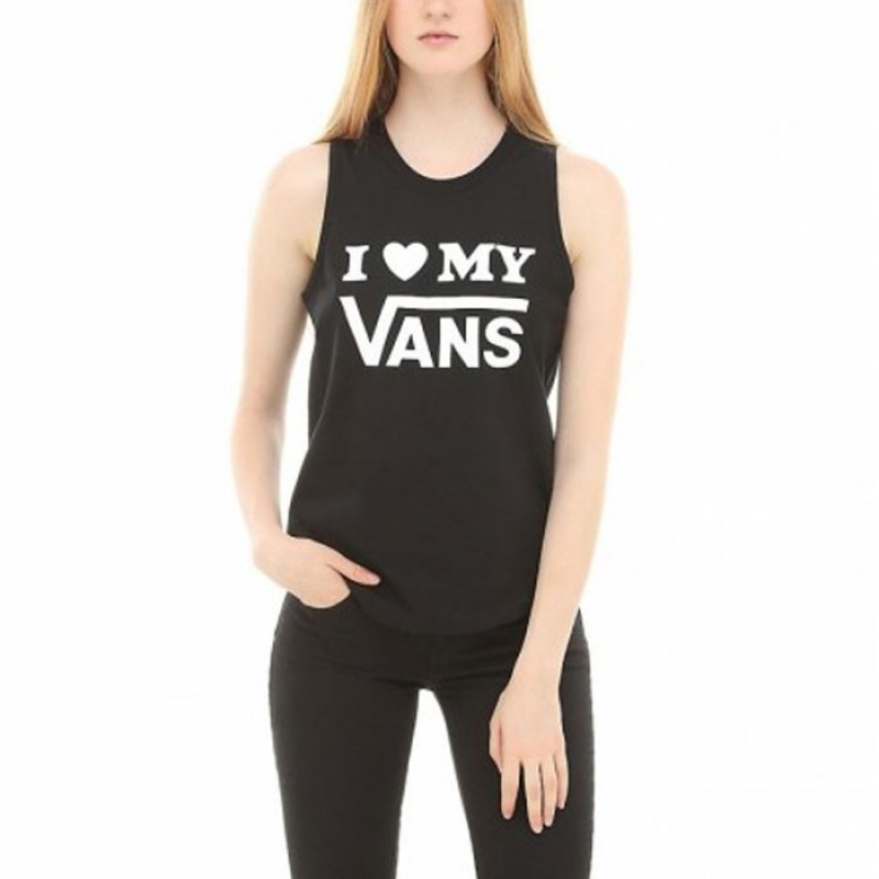 VANS T-SHIRT VANS LOVE VN0A3UOZBLK1