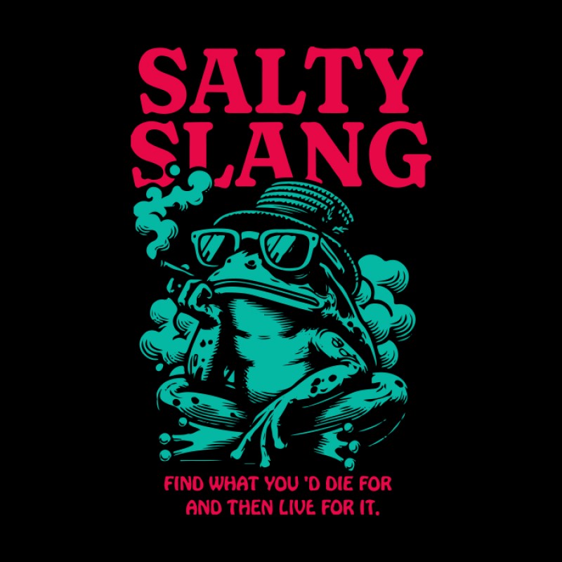 SALTY SLANG COOL FROG HOODIE